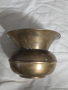 Brass Spitoon- Antique Brass Finish